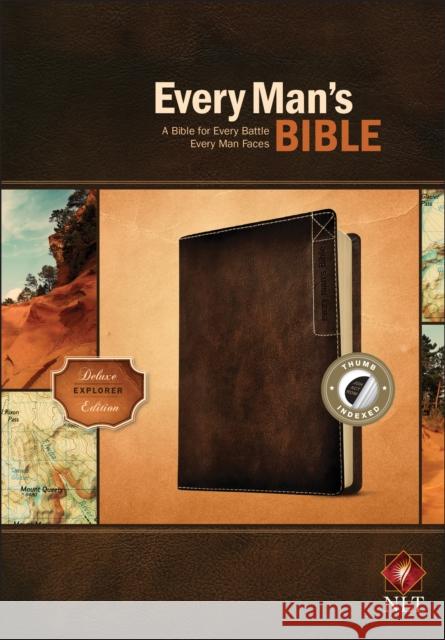 Every Man's Bible NLT, Deluxe Explorer Edition Arterburn, Stephen 9781496433602 Tyndale House Publishers - książka