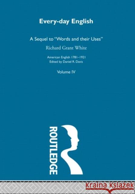 Everyday English:Sequel   V4 Richard White 9780415279680 Routledge - książka