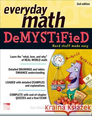 Everyday Math Demystified Stan Gibilisco 9780071790130 MCGRAW-HILL PROFESSIONAL - książka