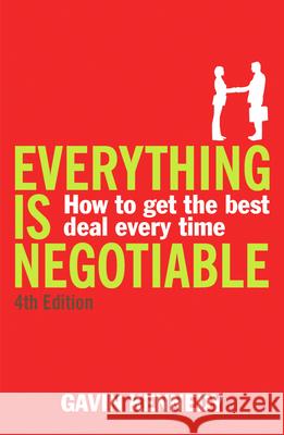 Everything is Negotiable: 4th Edition Gavin Kennedy 9781847940018 Cornerstone - książka