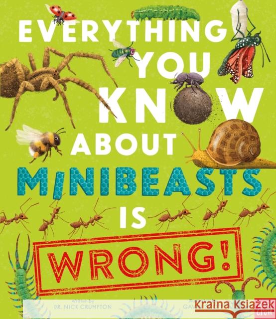 Everything You Know About Minibeasts is Wrong! Dr Nick Crumpton 9781805137733 Nosy Crow Ltd - książka