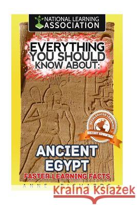 Everything You Should Know About: Ancient Egypt Richards, Anne 9781976558788 Createspace Independent Publishing Platform - książka