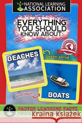 Everything You Should Know About Boats and Beaches Richards, Anne 9781984253439 Createspace Independent Publishing Platform - książka