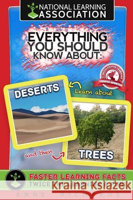 Everything You Should Know About Deserts and Trees Richards, Anne 9781984254207 Createspace Independent Publishing Platform - książka