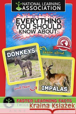Everything You Should Know About Donkeys and Impalas Richards, Anne 9781981669448 Createspace Independent Publishing Platform - książka
