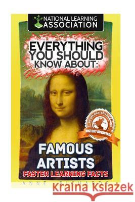 Everything You Should Know About: Famous Artists Richards, Anne 9781976559174 Createspace Independent Publishing Platform - książka