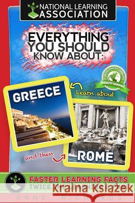 Everything You Should Know About: Greece and Rome Richards, Anne 9781981127078 Createspace Independent Publishing Platform - książka