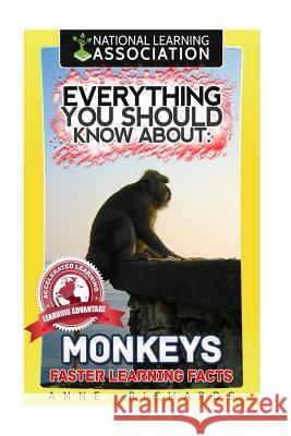 Everything You Should Know About: Monkeys Richards, Anne 9781973988182 Createspace Independent Publishing Platform - książka