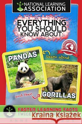 Everything You Should Know About: Pandas and Gorillas Richards, Anne 9781981763429 Createspace Independent Publishing Platform - książka