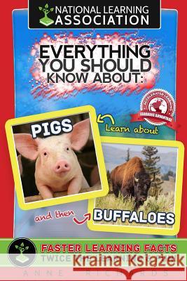 Everything You Should Know About: Pigs and Buffaloes Richards, Anne 9781981764693 Createspace Independent Publishing Platform - książka