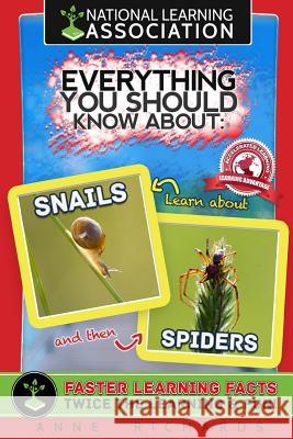 Everything You Should Know About: Snails and Spiders Richards, Anne 9781981798452 Createspace Independent Publishing Platform - książka