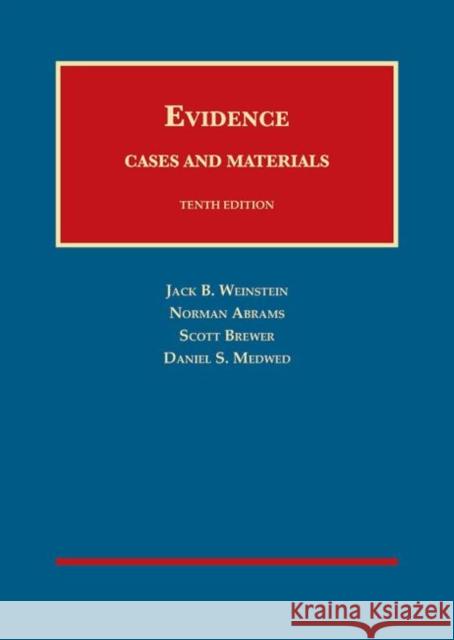 Evidence Jack Weinstein, Norman Abrams, Scott Brewer 9781609303433 Eurospan (JL) - książka