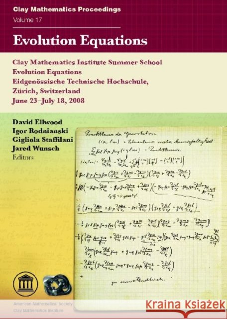 Evolution Equations Clay Mathematics Institute   9780821868614 American Mathematical Society - książka