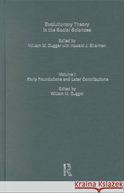 Evolutionary Theory in the Social Sciences Anne Sofie Roald William M. Dugger Howard J. Sherman 9780415247160 Routledge - książka