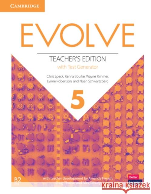 Evolve Level 5 Teacher's Edition with Test Generator Chris Speck Kenna Bourke Wayne Rimmer 9781108405195 Cambridge University Press - książka