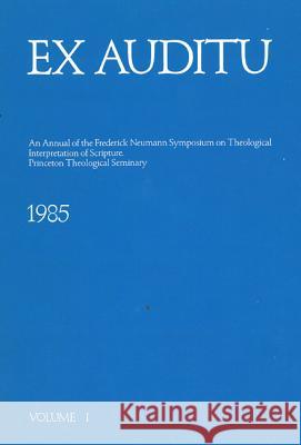 Ex Auditu - Volume 01 Gillespie, Thomas W. 9781498232562 Pickwick Publications - książka