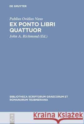 Ex Ponto Libri Quattuor Ovidius Naso, Publius 9783598715662 K. G. Saur - książka