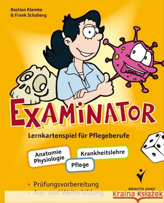 Examinator, Lernkartenspiel für Pflegeberufe : Anatomie, Physiologie; Pflege; Krankheitslehre. Prüfungsvorbereitung. Aus- und Weiterbildung Klamke, Bastian; Schaberg, Frank 9783899937954 Schlütersche - książka