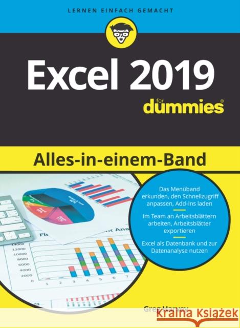 Excel 2019 Alles-in-einem-Band für Dummies Greg Harvey   9783527716081 Wiley-VCH Verlag GmbH - książka