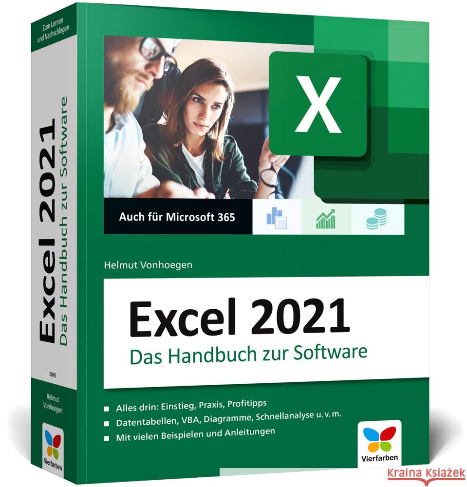 Excel 2021 Vonhoegen, Helmut 9783842108455 Vierfarben - książka