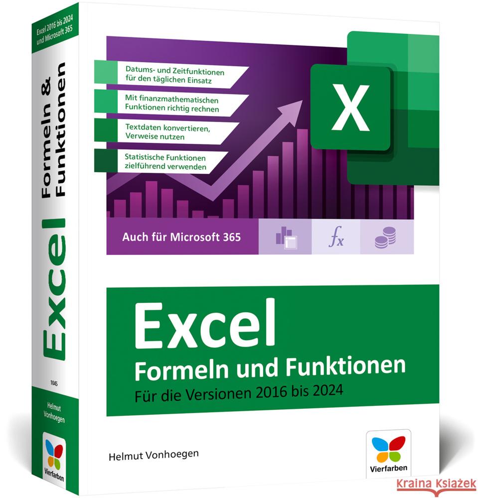 Excel - Formeln und Funktionen Vonhoegen, Helmut 9783842110458 Vierfarben - książka