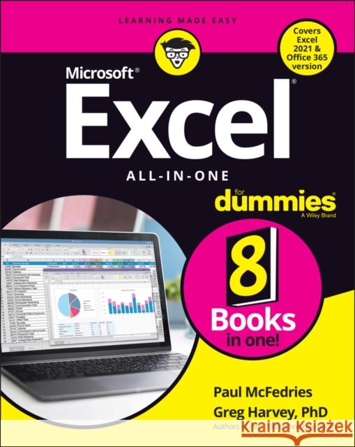 Excel All-in-One For Dummies Greg Harvey 9781119830726 John Wiley & Sons Inc - książka