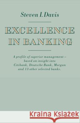 Excellence in Banking Steven I. Davis 9781349079148 Palgrave Macmillan - książka