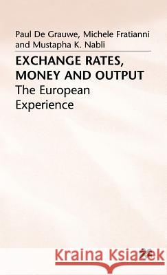 Exchange Rates, Money and Output: The European Experience Fratianni, Michele 9780333368770 PALGRAVE MACMILLAN - książka