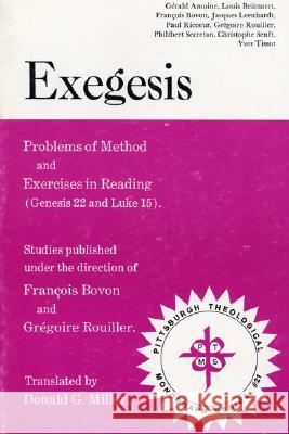 Exegesis Francois Bovon, etc., D.G. Miller 9780915138258 Pickwick Publications - książka