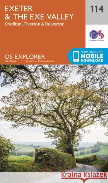 Exeter and the Exe Valley Ordnance Survey 9780319243152 Ordnance Survey - książka