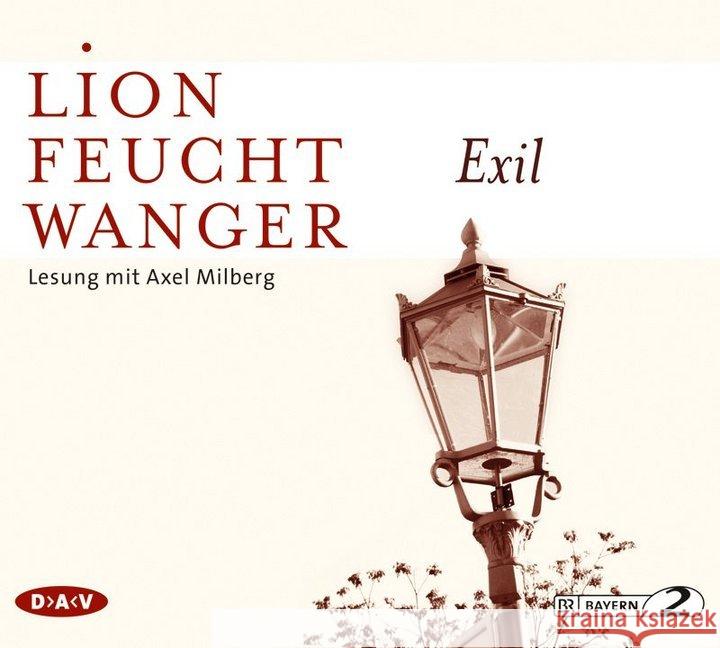 Exil, 5 Audio-CDs : Lesung. Gekürzte Fassung Feuchtwanger, Lion 9783862315116 Der Audio Verlag, DAV - książka