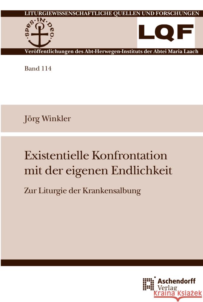 Existentielle Konfrontation mit der eigenen Endlichkeit Winkler, Jörg 9783402112908 Aschendorff Verlag - książka