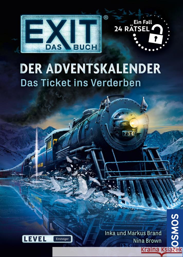 EXIT® - Das Buch: Der Adventskalender Brown, Nina, Brand, Inka, Brand, Markus 9783440177693 Kosmos (Franckh-Kosmos) - książka
