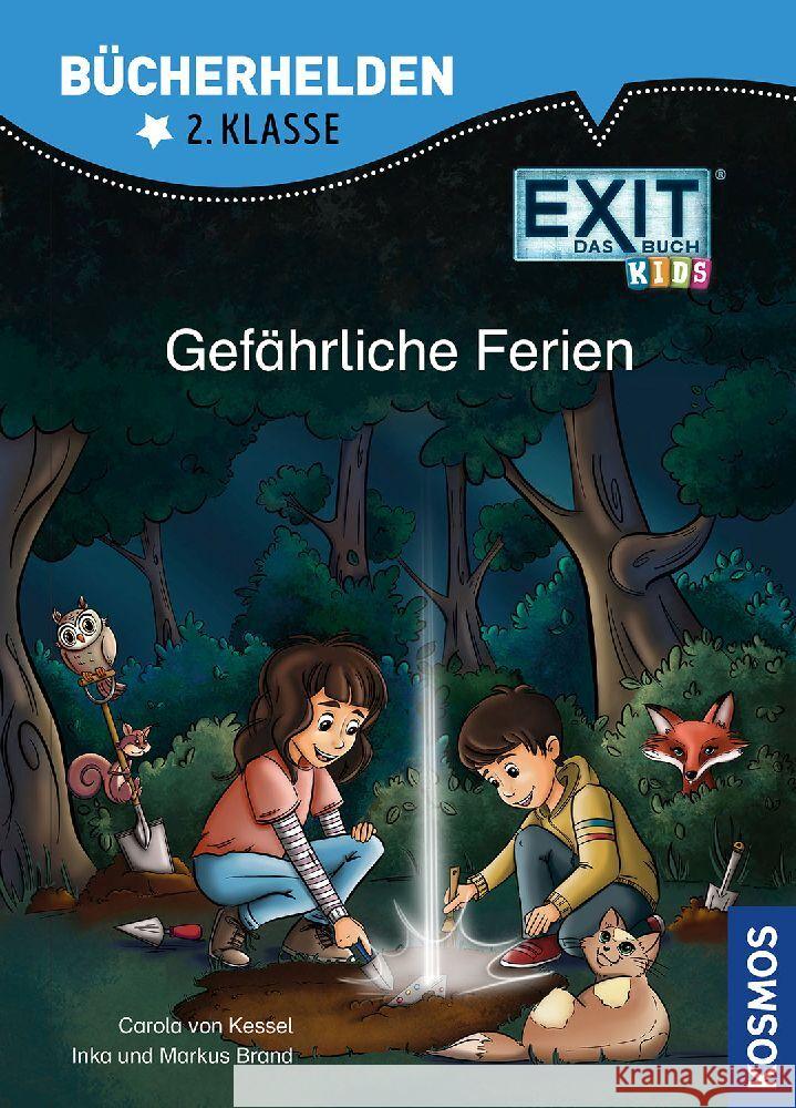 EXIT® - Das Buch Kids, Bücherhelden 2. Klasse, Gefährliche Ferien Kessel, Carola von, Brand, Inka, Brand, Markus 9783440178102 Kosmos (Franckh-Kosmos) - książka