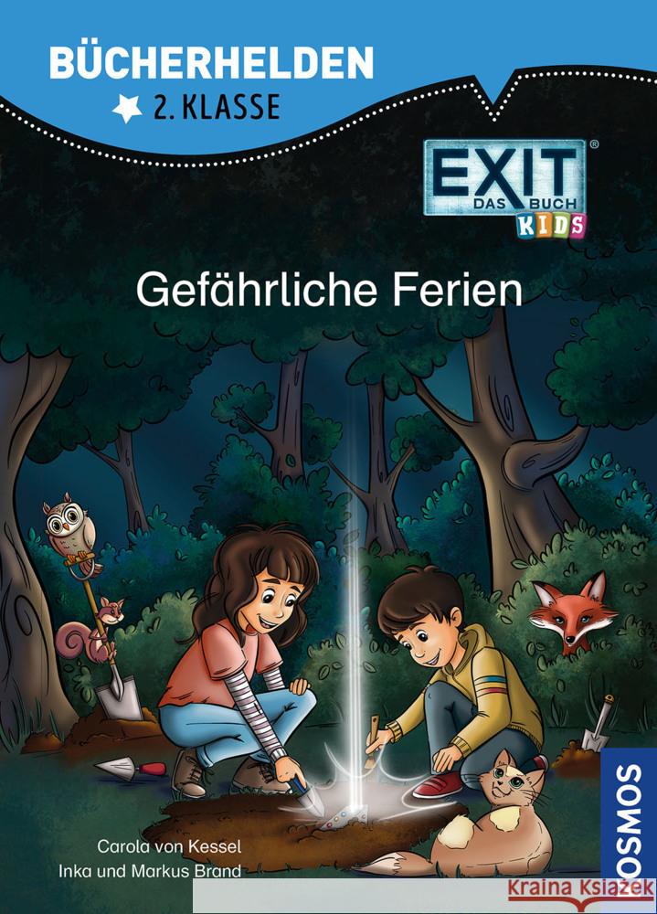 EXIT® - Das Buch Kids, Bücherhelden 2. Klasse, Gefährliche Ferien Kessel, Carola von, Brand, Inka, Brand, Markus 9783440184202 Kosmos (Franckh-Kosmos) - książka