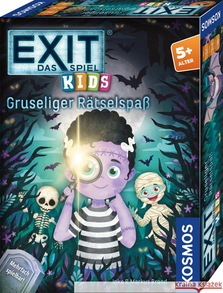 EXIT® - Das Spiel - Kids: Gruseliger Rätselspaß Brand, Inka, Brand Markus 4002051684280 Kosmos Spiele - książka