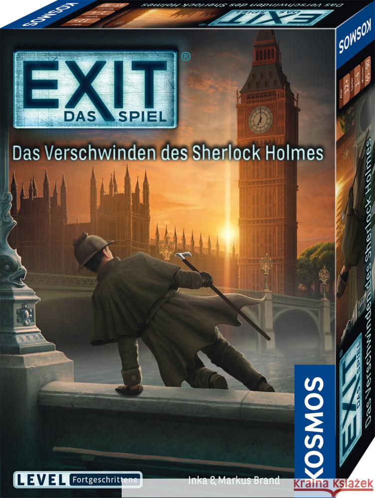 EXIT® - Das Spiel: Das Verschwinden des Sherlock Holmes (F) Brand, Inka, Brand, Markus 4002051683269 Kosmos Spiele - książka