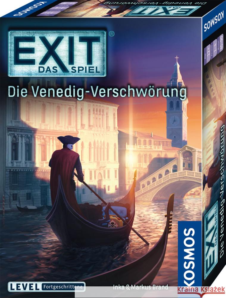 EXIT® - Das Spiel: Die Venedig-Verschwörung Brand, Inka, Brand Markus 4002051684396 Kosmos Spiele - książka