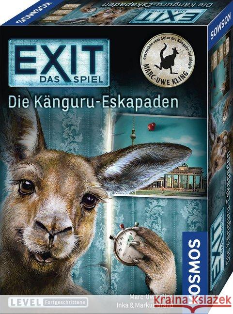 EXIT - Die Känguru-Eskapaden (Spiel) Brand, Inka, Brand, Markus, Kling, Marc-Uwe 4002051695071 Kosmos Spiele - książka