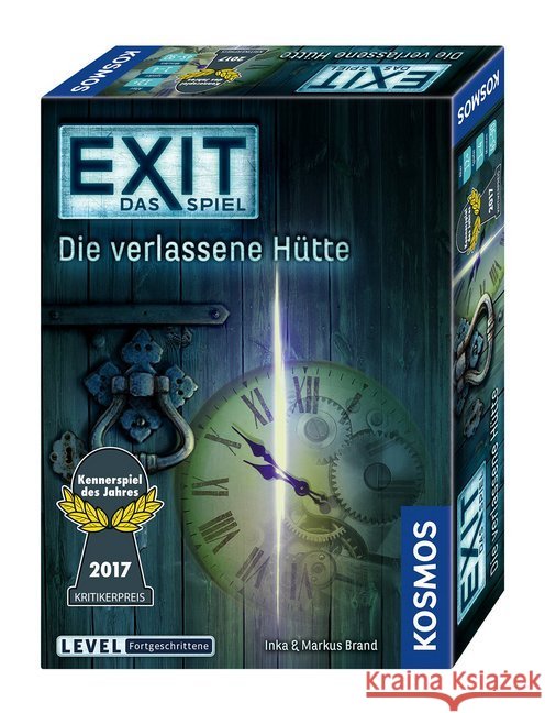 Exit - Das Spiel, Die verlassene Hütte (Spiel) : Ausgezeichnet mit Kennerspiel des Jahres 2017  4002051692681 Kosmos Spiele - książka