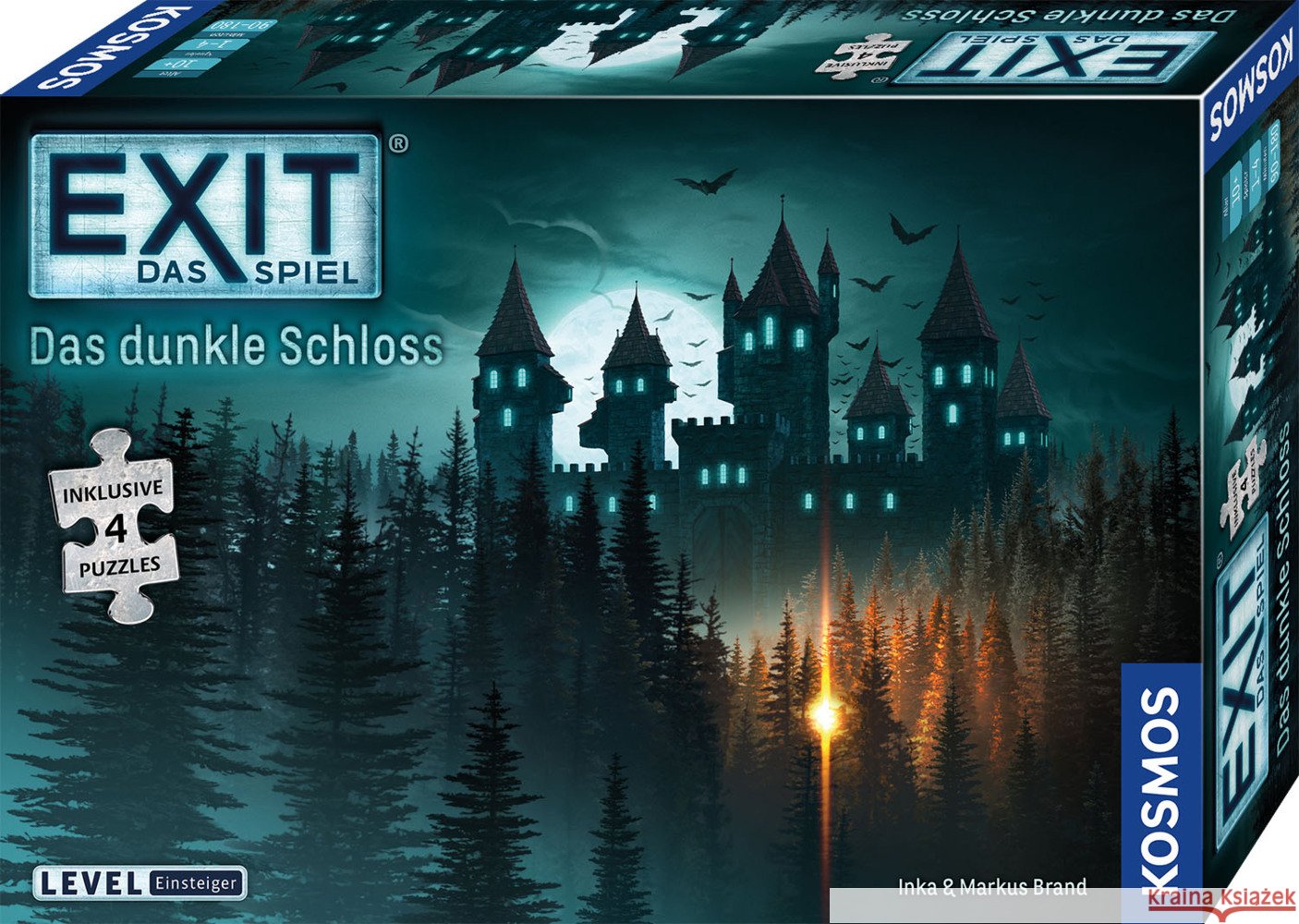 EXIT® - Das Spiel + Puzzle: Das dunkle Schloss Brand, Inka & Markus 4002051680787 Kosmos Spiele - książka