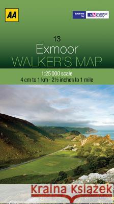 Exmoor AA Publishing 9780749573195 AA Publishing - książka