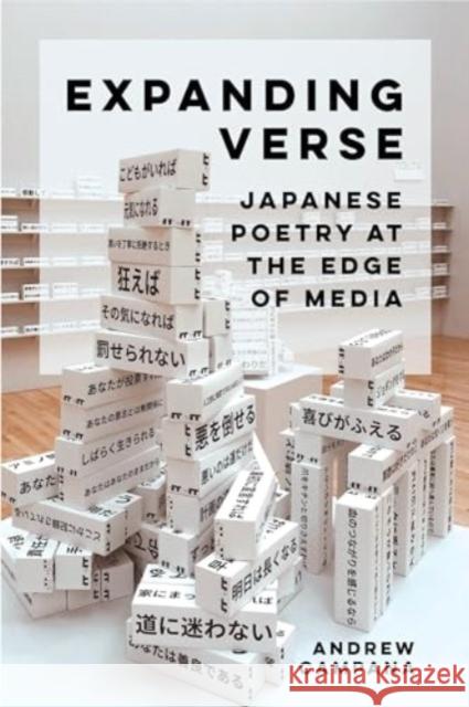 Expanding Verse: Japanese Poetry at the Edge of Media Andrew Campana 9780520399211 University of California Press - książka