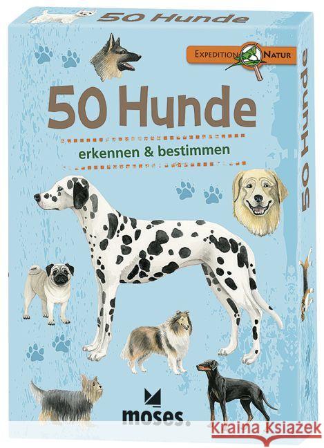 Expedition Natur 50 Hunde : erkennen & bestimmen Kessel, Carola von 4033477097699 moses. Verlag - książka