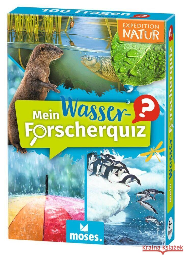 Expedition Natur Mein Wasser-Forscherquiz Stütze, Annett, Vorbach, Britta 9783964552822 moses. Verlag - książka