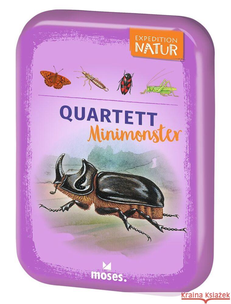 Expedition Natur Quartett Minimonster Oftring, Bärbel 4033477098726 moses. Verlag - książka