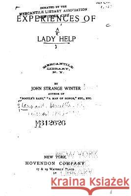 Experiences of a Lady Help John Strange Winter 9781530793747 Createspace Independent Publishing Platform - książka