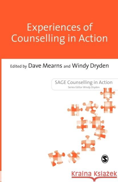 Experiences of Counselling in Action Dave Mearns Windy Dryden 9780803981935 Sage Publications - książka