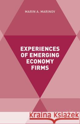 Experiences of Emerging Economy Firms  9781137472274 Palgrave MacMillan - książka