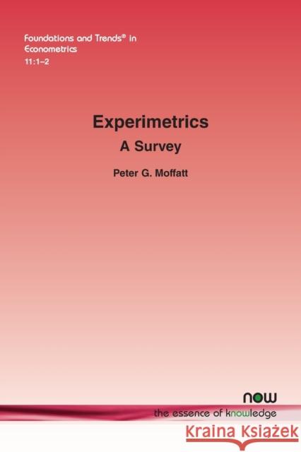 Experimetrics: A Survey Moffatt, Peter J. 9781680837926 Now Publishers - książka